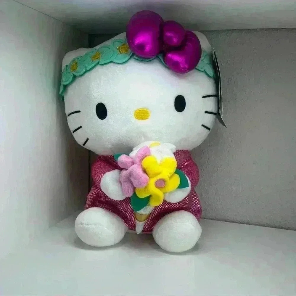 Hello Kitty Virgo Zodiac KidRobot Plush Floral Flower Bouquet Cute Kawaii - Picture 1 of 5
